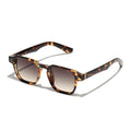 Retro Square Sunglasses - Brown