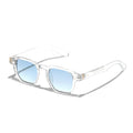 Retro Square Sunglasses - Gold