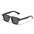 Retro Square Sunglasses - Black