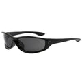 Y2K Wraparound Sport Sunglasses - Black